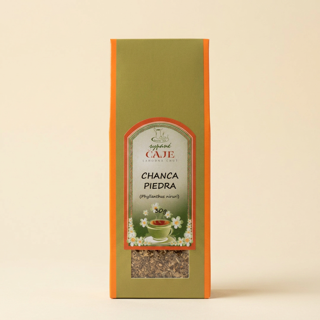 Sypaný bylinný čaj Chanca Piedra (Phyllanthus niruri) od Sanny Tea v balení 30 g